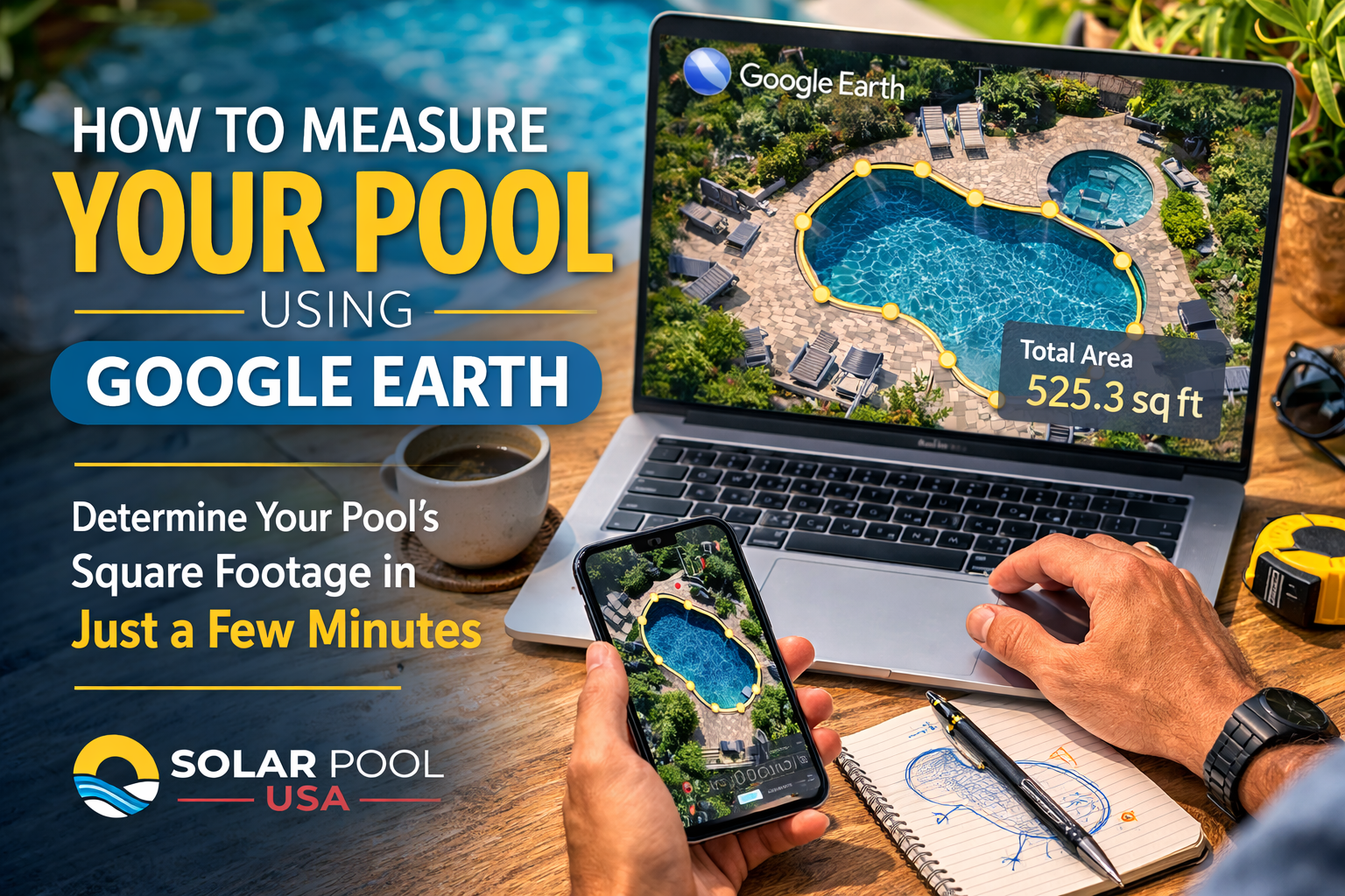 Measure Pool How To Measure Your Pool Using Google Earth – Solar Pool USA