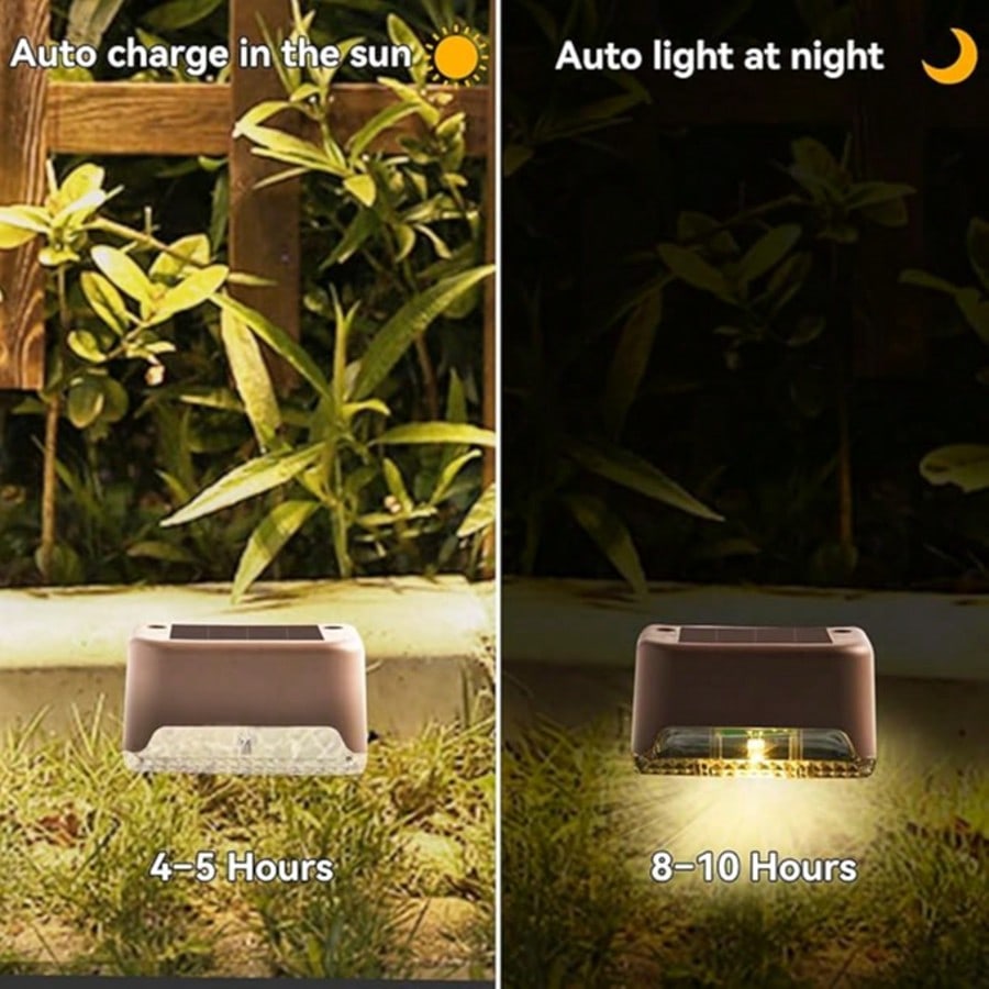 12 Pack Solar Deck Lights, For Stairs, Poolside, Outdoor Fence,Swimming Pool,Steps,Deck,Backyard-3