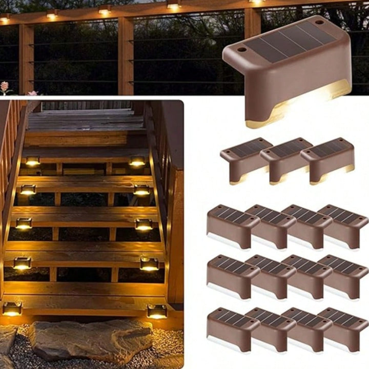 12 Pack Solar Deck Lights, For Stairs, Poolside, Outdoor Fence,Swimming Pool,Steps,Deck,Backyard-1