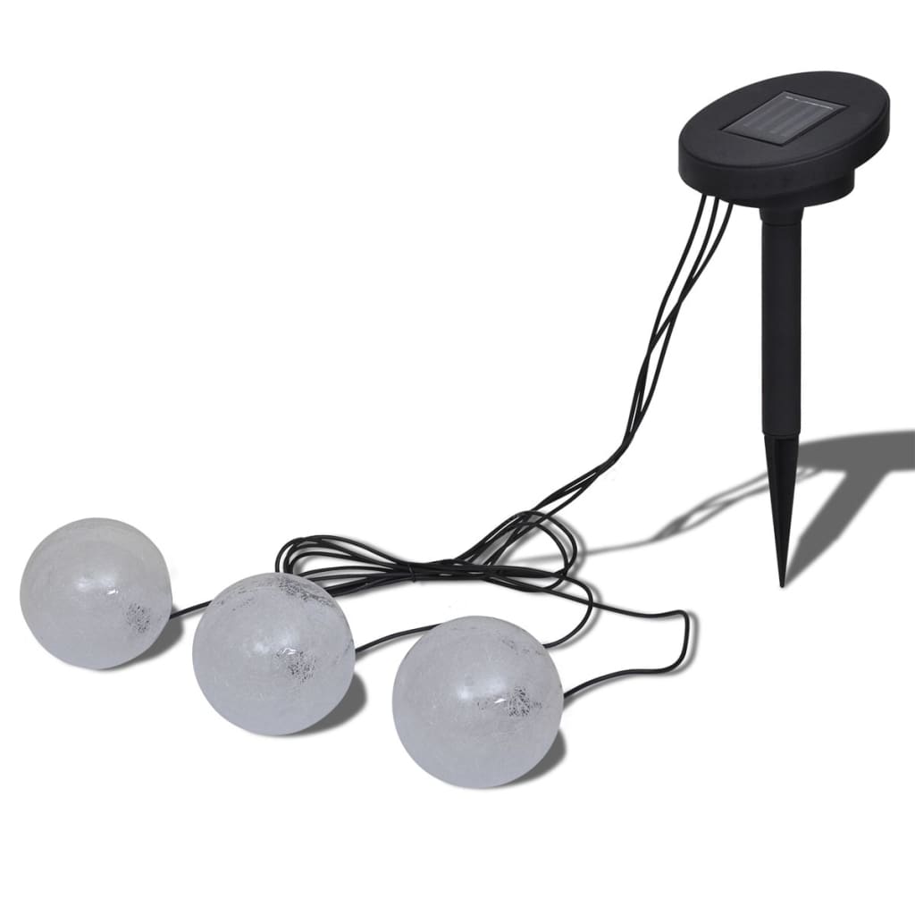 NNEVL Solar Bowl 3 LED Floating Ball Light for Pond Swimming Pool-1
