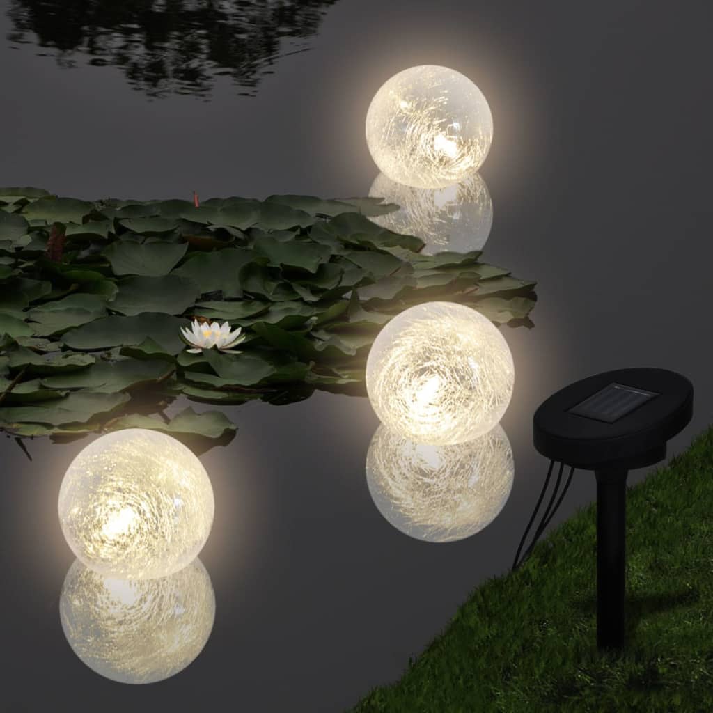 NNEVL Solar Bowl 3 LED Floating Ball Light for Pond Swimming Pool-0