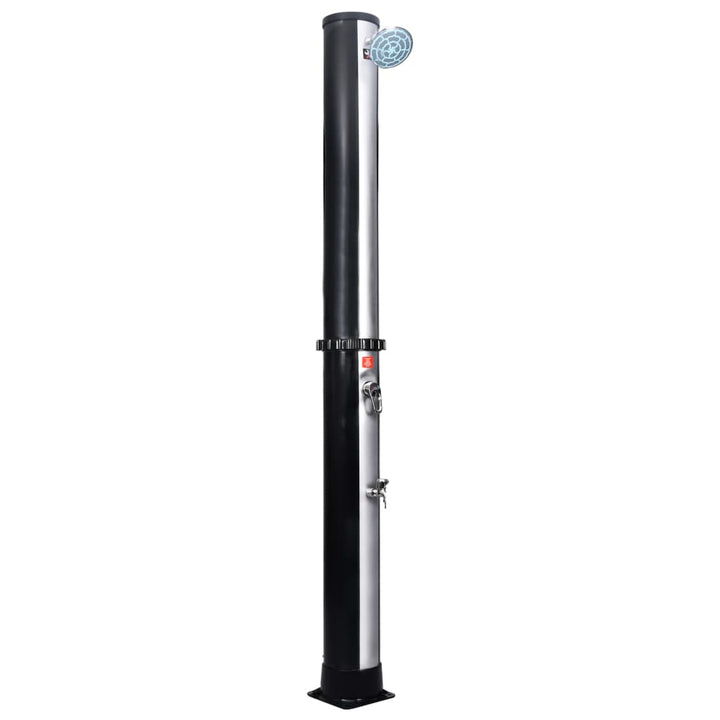 vidaXL Outdoor Solar Shower Swimming Pool Shower with Faucet Shower Stand-2
