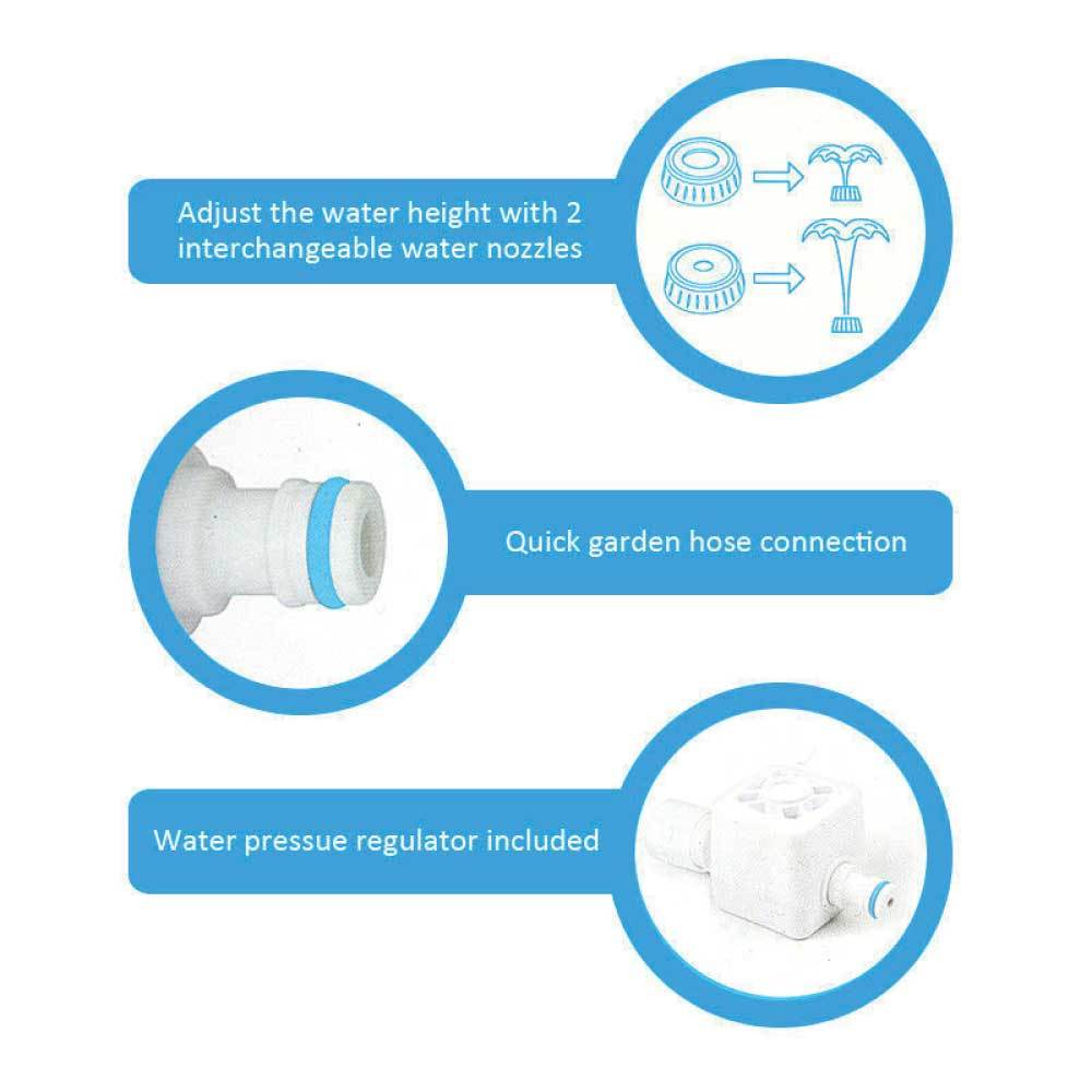 Dog Outdoor Water Fountain | Splash Paws™