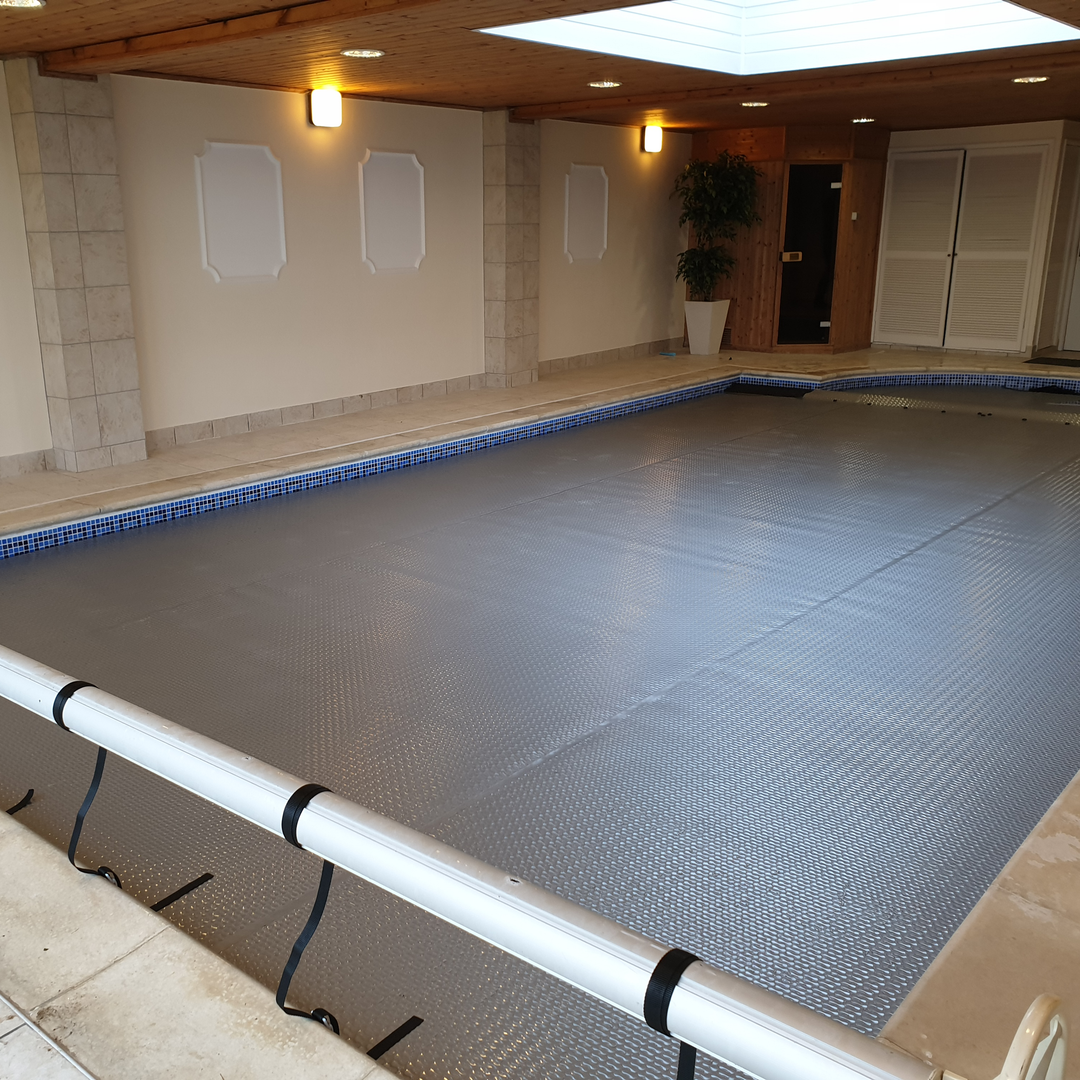 RaeGuard™ GeoBubble™ Solar Pool Cover — Advanced Heat Reflection & Energy Efficiency