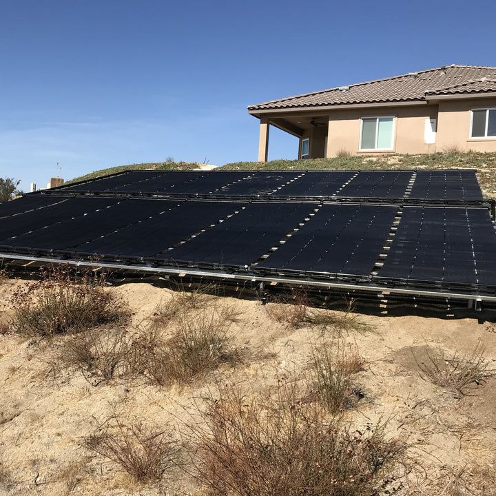 SwimJoy Industrial Grade DIY Solar Pool Heater Kit - Advanced High-Wind Mounting System - Lifetime Ltd. Warranty