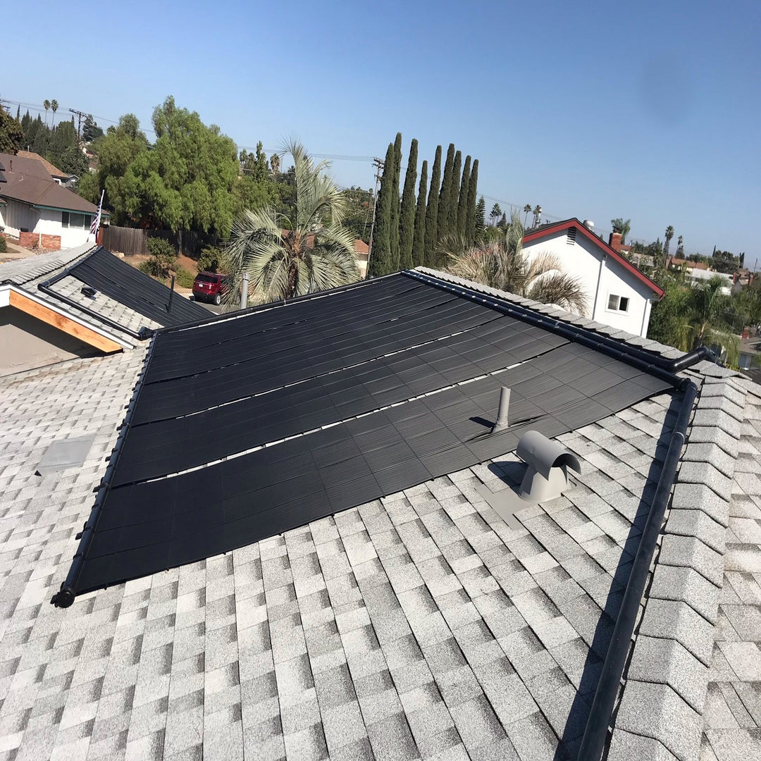 SwimJoy Industrial Grade Solar Pool Heater Panel - High-Wind Mounting Security - Maximum Freeze Resistance