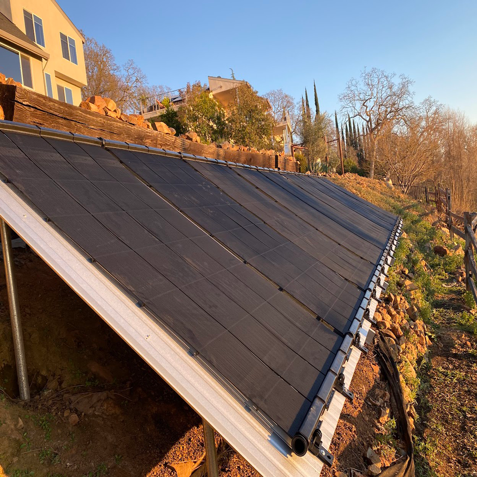 SwimJoy Industrial Grade Solar Pool Heater Panel - High-Wind Mounting Security - Maximum Freeze Resistance