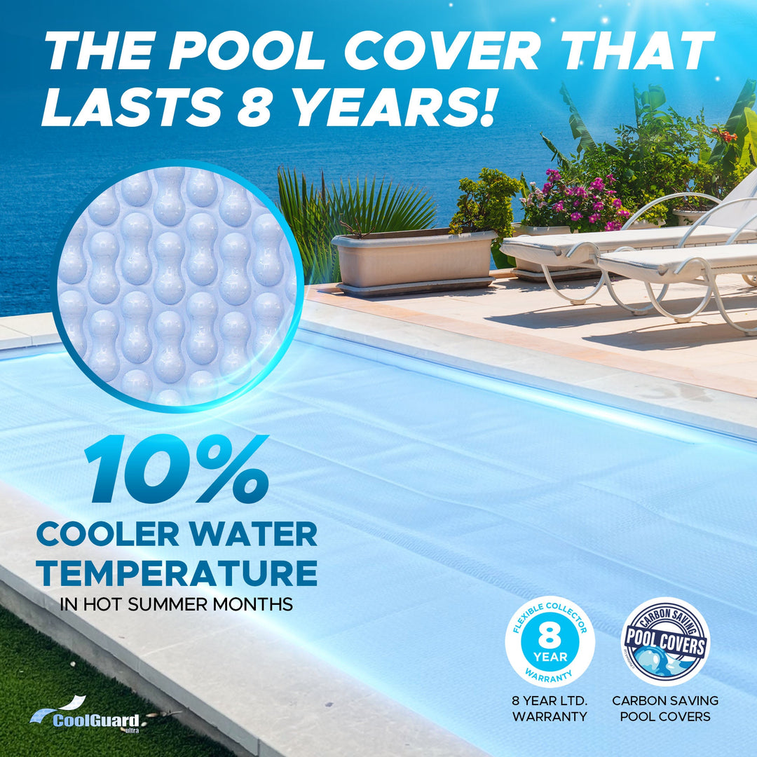 CoolGuard™ GeoBubble™ Solar Pool Cover Reflective Cooling for Hot Climates
