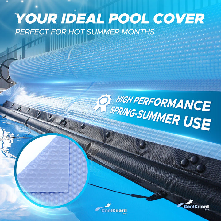 CoolGuard™ GeoBubble™ Solar Pool Cover Reflective Cooling for Hot Climates