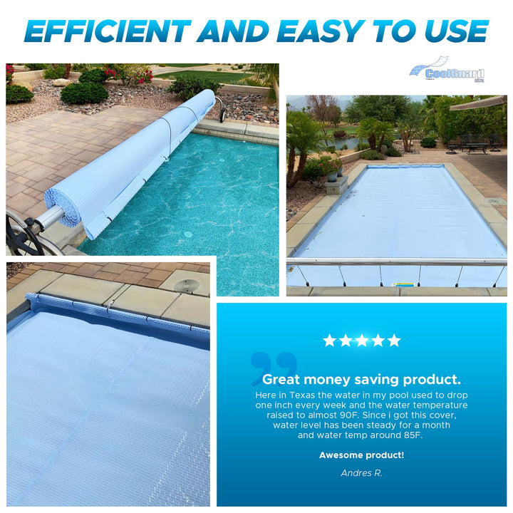 CoolGuard™ GeoBubble™ Solar Pool Cover Reflective Cooling for Hot Climates