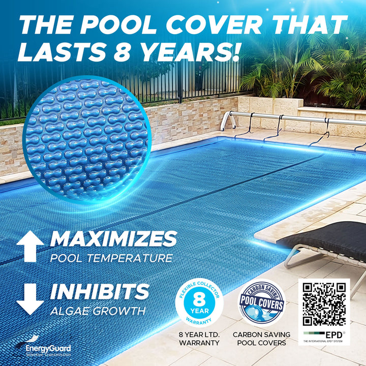 EnergyGuard™ GeoBubble™ Solar Pool Cover — Heat Retention & Energy Savings