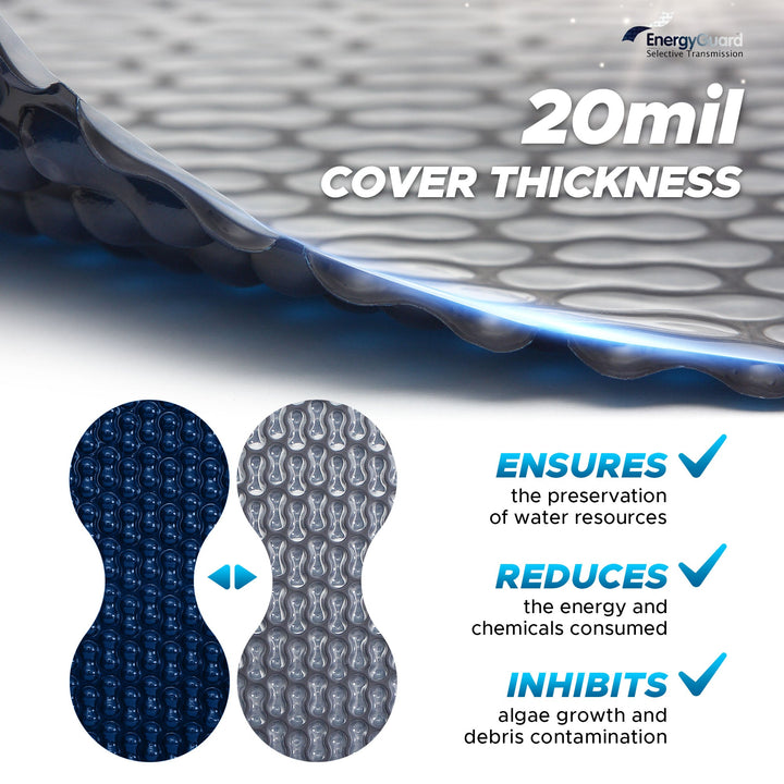 EnergyGuard™ GeoBubble™ Solar Pool Cover — Heat Retention & Energy Savings