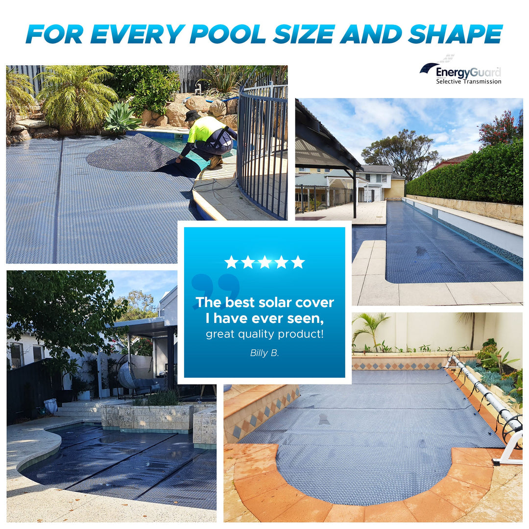 EnergyGuard™ GeoBubble™ Solar Pool Cover — Heat Retention & Energy Savings