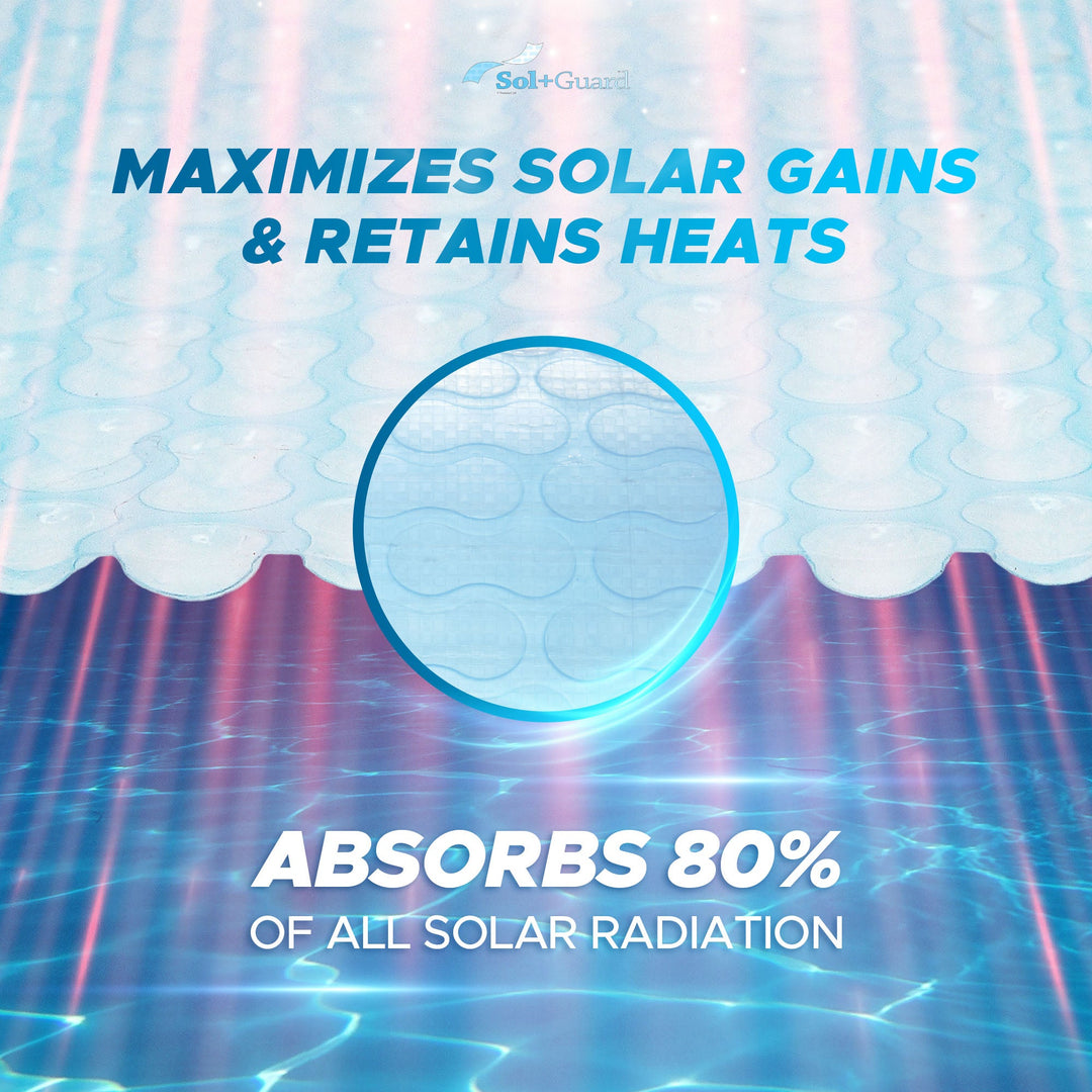 Sol+Guard™ GeoBubble™ Solar Pool Cover: Maximum Heat Gain & Water Clarity