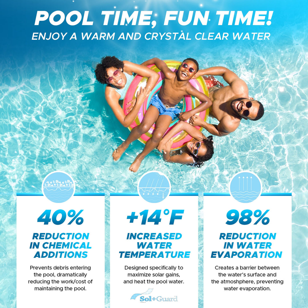 Sol+Guard™ GeoBubble™ Solar Pool Cover: Maximum Heat Gain & Water Clarity
